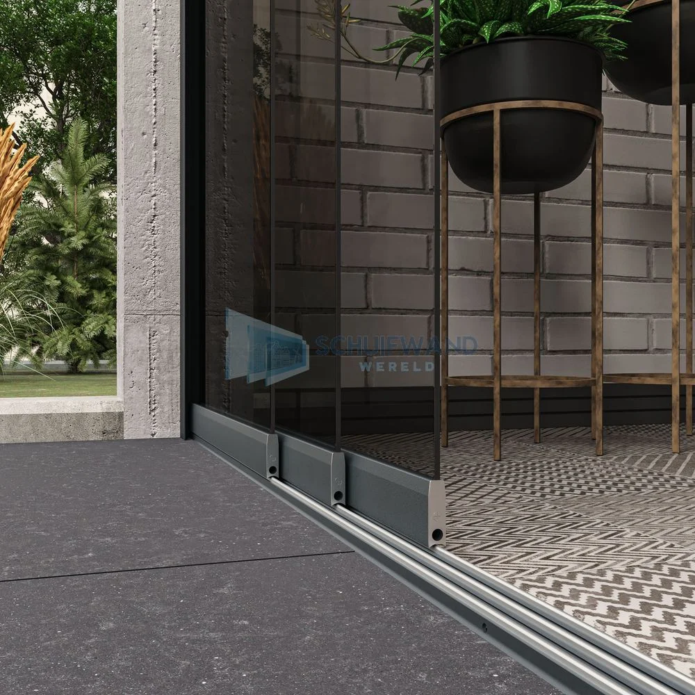 3-Rails Tinted Glass