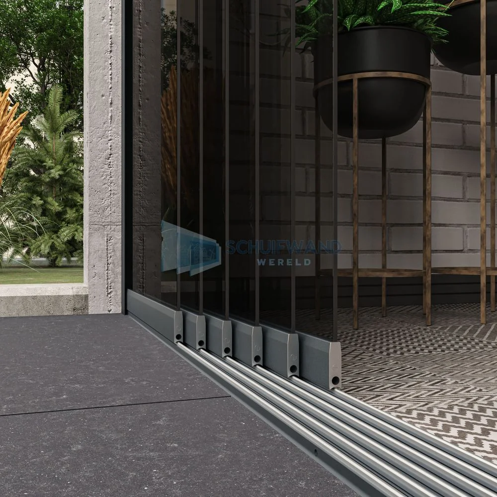 6-Rails Tinted Glass