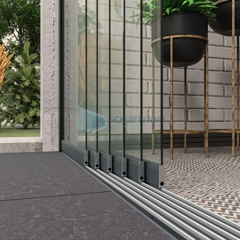 6-Rails Clear Glass